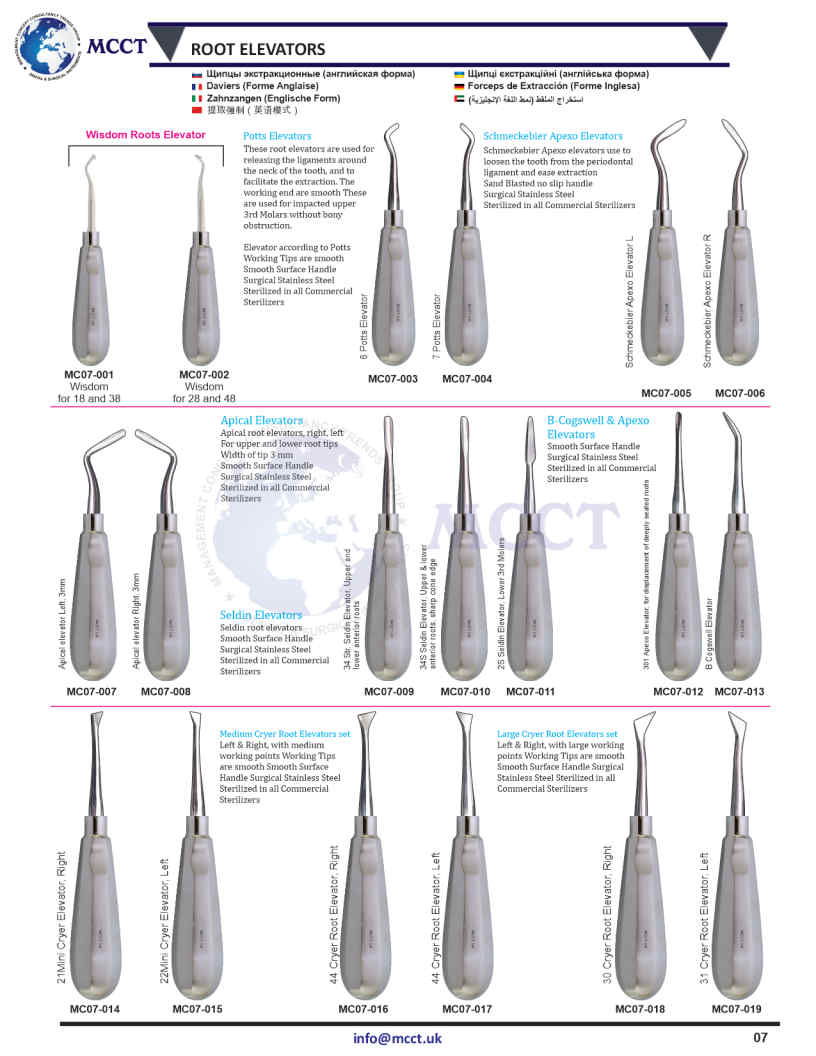 MCCT Instruments