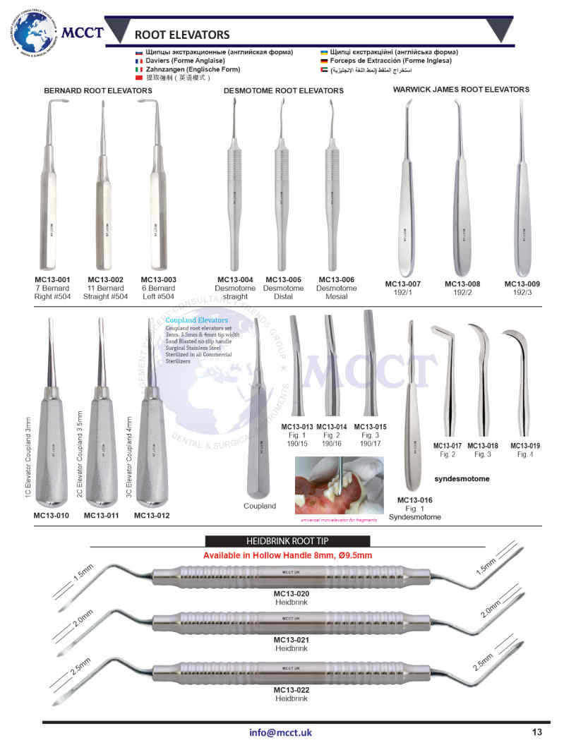 MCCT Instruments