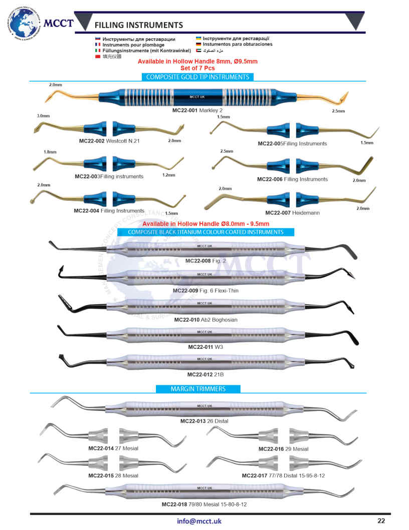 MCCT Instruments