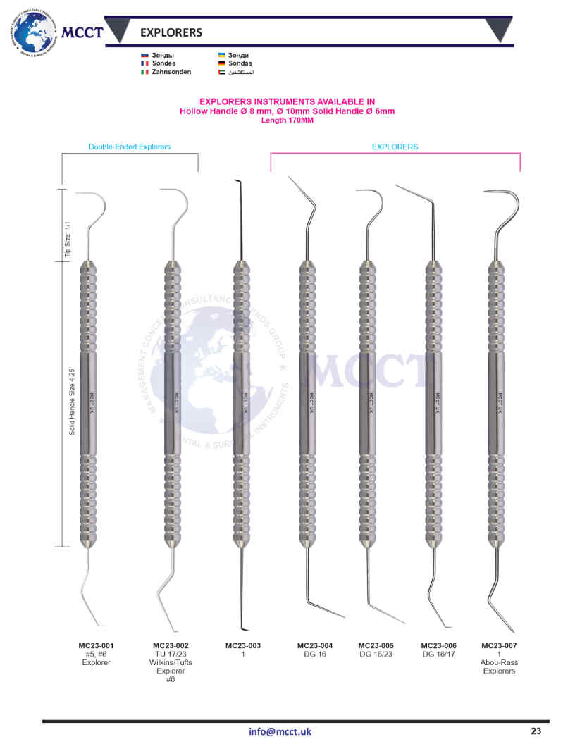 MCCT Instruments