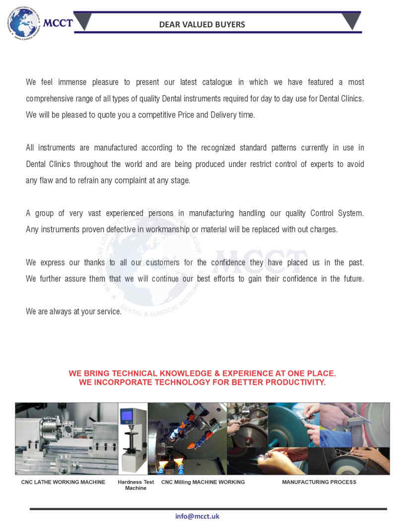 MCCT Instruments
