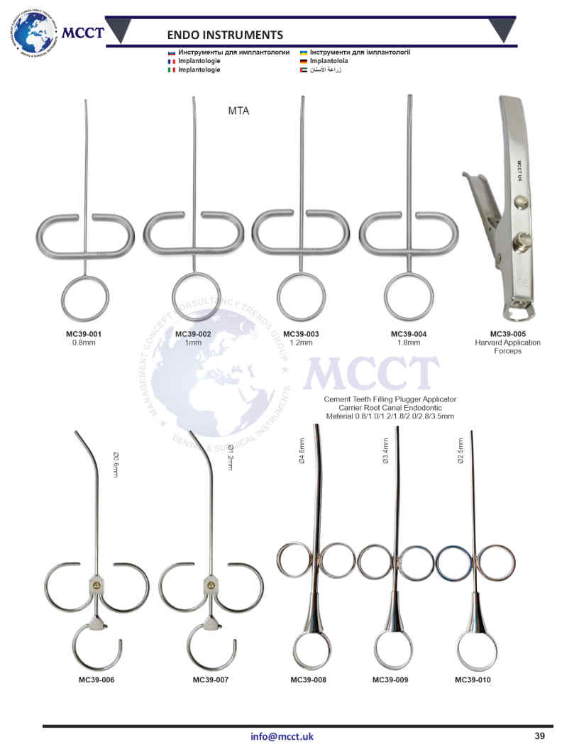 MCCT Instruments