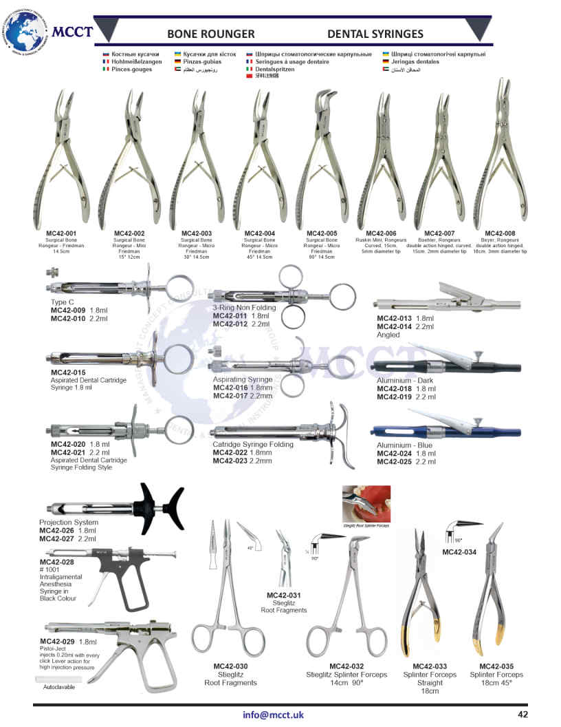 MCCT Instruments