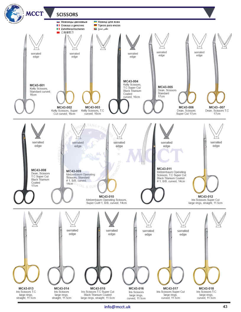 MCCT Instruments