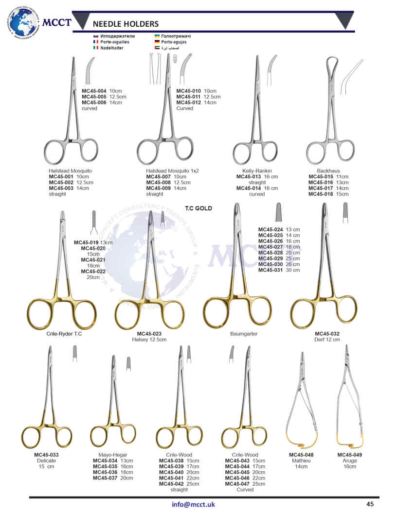 MCCT Instruments