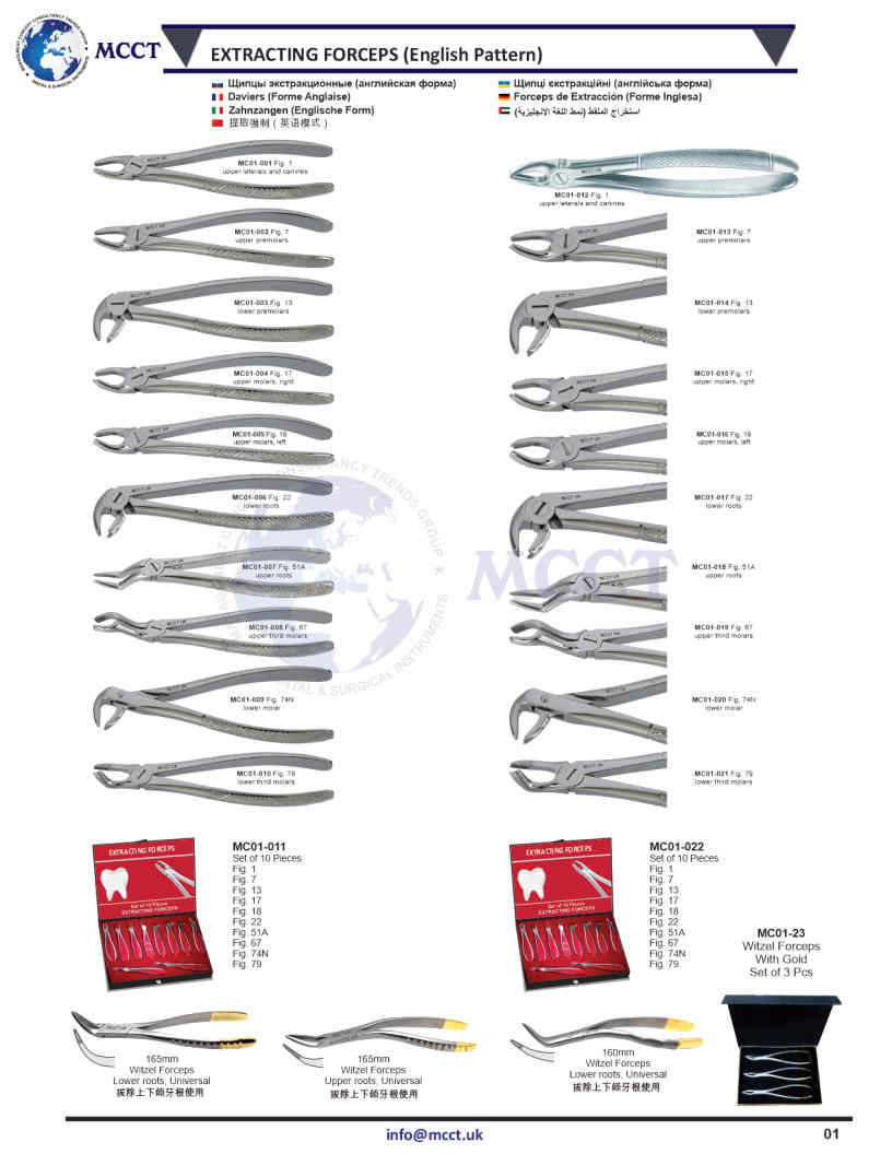 MCCT Instruments