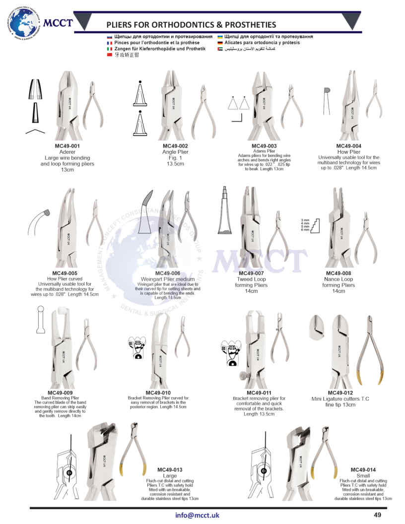 MCCT Instruments