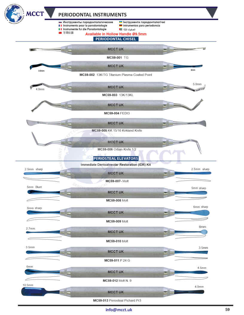 MCCT Instruments